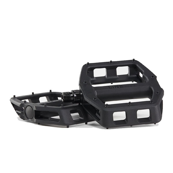 Pedal Nylon Bontrager Line Comp Flat Pedal black Satin